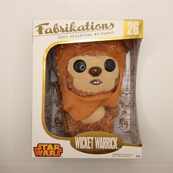 Funko Fabrikations Wicket Warrick Star Wars #26 Ewok NIB - Picture 1 of 8